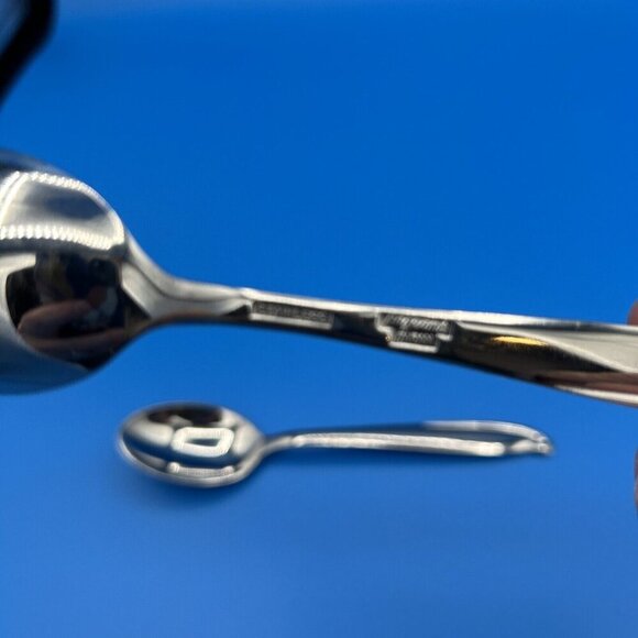 VTG Pageant‎ Stainless Steel PAG1 Japan Stainless Flatware 2 Teaspoons - Picture 3 of 7